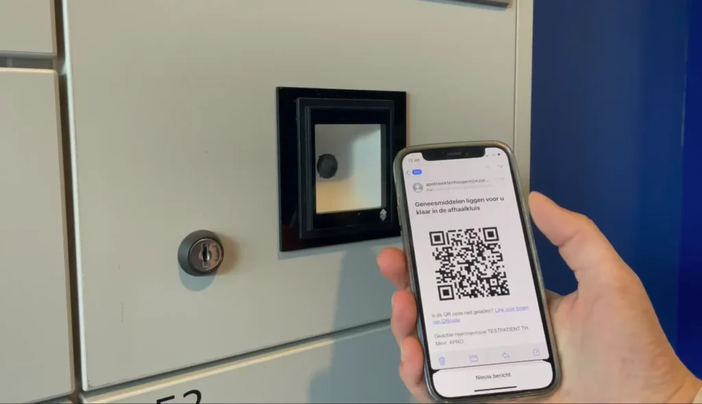 Toegang tot medicatie via QR op mobiel